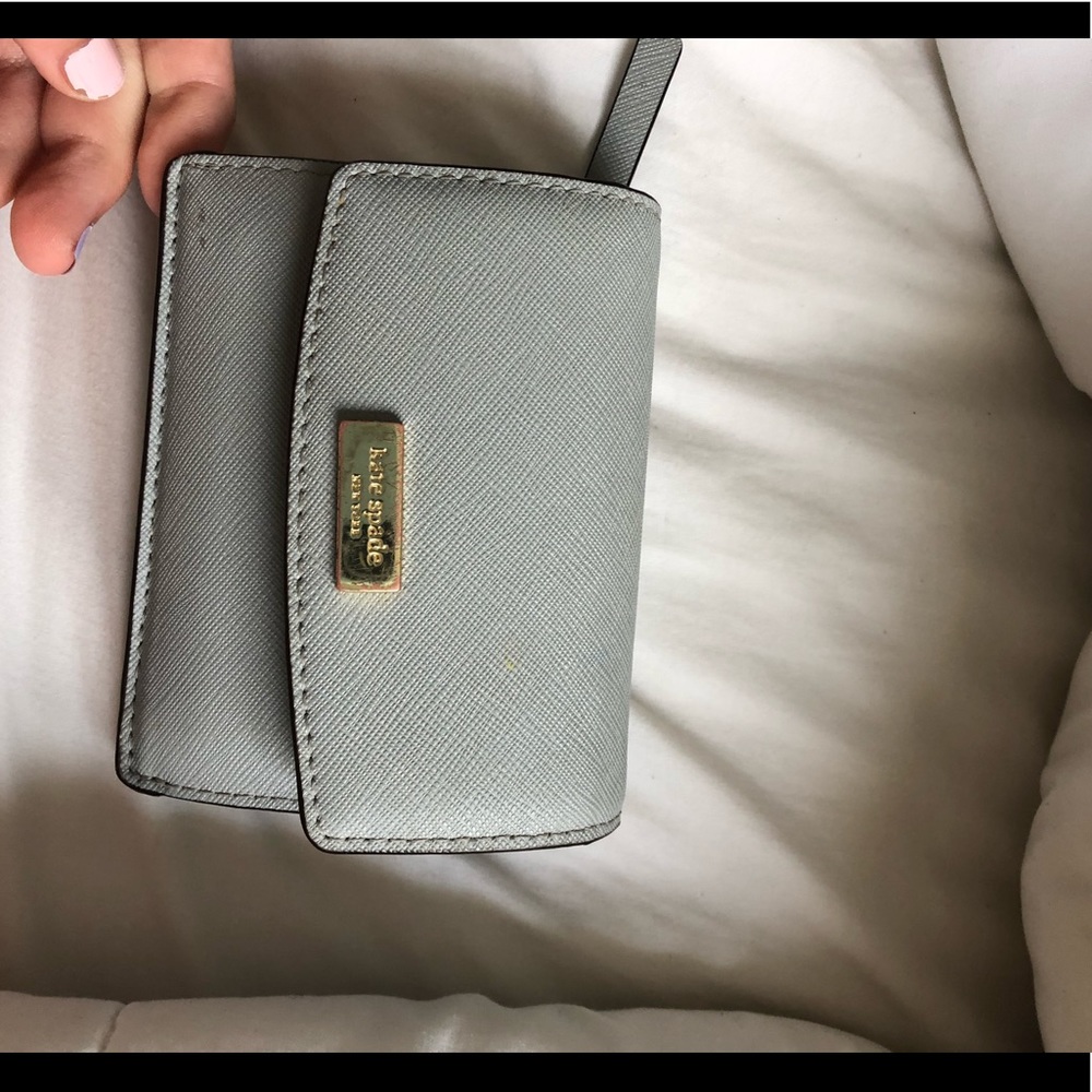 Kate spade little gray wallet